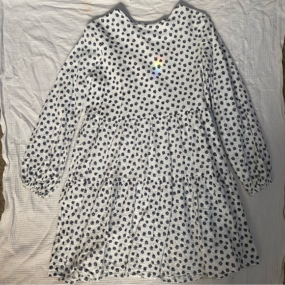Nasty Gal Dresses & Skirts - Nasty Gal Long Sleeve Tiered Mini Smock Dress